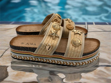 Load image into Gallery viewer, Shelly flatforms - beige. LAST ONES