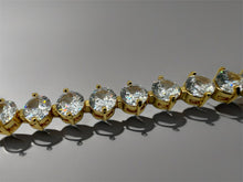 Load image into Gallery viewer, Trinity Tennis Bracelet - Gold