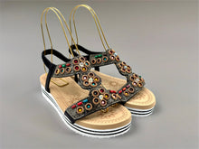 Load image into Gallery viewer, Santorini sandals - Black