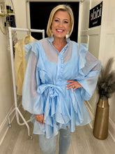 Load image into Gallery viewer, Frilly top - 2 colours, 3 sizes