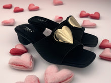 Load image into Gallery viewer, Kai heels - black