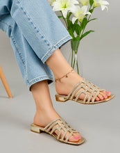 Load image into Gallery viewer, Sasha Sandals - Gold