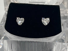 Load image into Gallery viewer, Hannah Heart Earrings - Sterling Silver