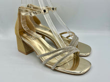 Load image into Gallery viewer, Carina heels - gold. LAST ONES