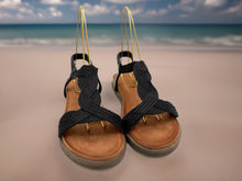 Load image into Gallery viewer, Simone Sandals - Black