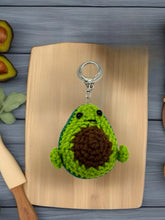 Load image into Gallery viewer, Avocado Keyring - Green