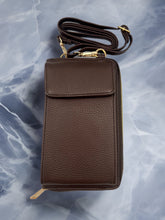 Load image into Gallery viewer, Phone Bag - Chocolate Brown