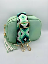 Load image into Gallery viewer, Bag Strap 70 - Aqua Pattern