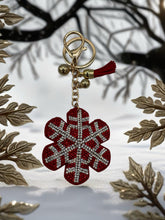 Load image into Gallery viewer, Snowflake Keyring - 2 Colours