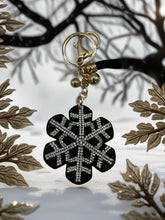Load image into Gallery viewer, Snowflake Keyring - 2 Colours