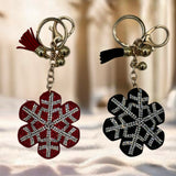 Snowflake Keyring
