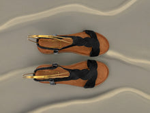 Load image into Gallery viewer, Simone Sandals - Black