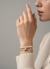 Load image into Gallery viewer, Mauritius Necklace and Bracelet Set - Silver - Sold Separately
