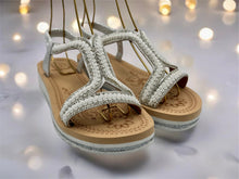 Load image into Gallery viewer, Jenny sandals - Silver. LAST ONES