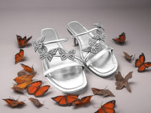 Load image into Gallery viewer, Butterfly Sandals - Silver