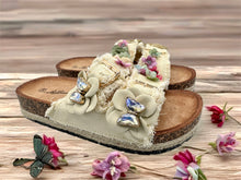 Load image into Gallery viewer, Petal sandals - beige. LAST ONES