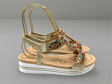 Load image into Gallery viewer, Santorini sandals - Gold