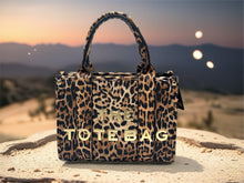 Load image into Gallery viewer, Bonnie Tote Handbag - Small, Leopard