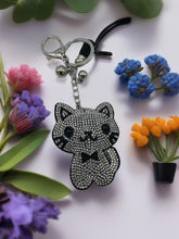Load image into Gallery viewer, Pussy Cat Keyring - 3 Colours