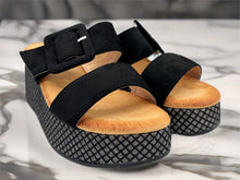 Load image into Gallery viewer, Bonnie Wedges - black. LAST ONES