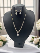 Load image into Gallery viewer, Louisa Wedding Necklace & Earring Set - 2 colours