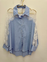 Load image into Gallery viewer, Marcy shirt - pinstripe