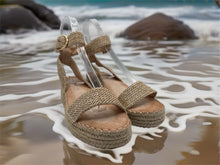 Load image into Gallery viewer, Paula espadrilles - beige. LAST ONES