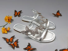 Load image into Gallery viewer, Butterfly Sandals - Silver
