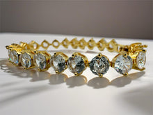 Load image into Gallery viewer, Trinity Tennis Bracelet - Gold