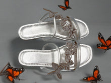 Load image into Gallery viewer, Butterfly Sandals - Silver