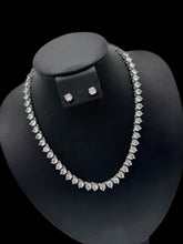 Load image into Gallery viewer, Trinity Tennis Necklace Set