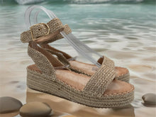 Load image into Gallery viewer, Paula espadrilles - beige. LAST ONES