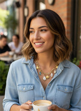 Load image into Gallery viewer, Shelly Necklace and Bracelet Set - Sold Separately