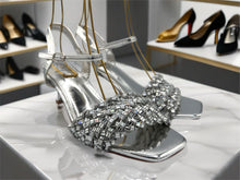 Load image into Gallery viewer, Caitlin heels - silver