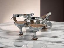 Load image into Gallery viewer, Trinity heels - silver