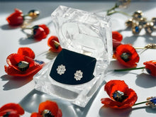 Load image into Gallery viewer, Poppy Earrings (Austrian Stones) - Sterling Silver
