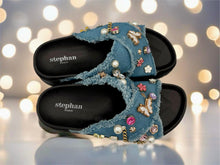 Load image into Gallery viewer, Gem wedges - denim