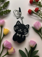 Load image into Gallery viewer, Pussy Cat Keyring - 3 Colours