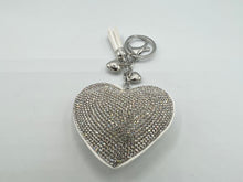 Load image into Gallery viewer, Diamanté Heart Keyring - 11 colours