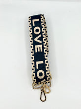 Load image into Gallery viewer, Bag Strap 41 - Love - Navy