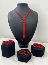 Load image into Gallery viewer, Crystal Necklace with Knot Detail - 11 Colours