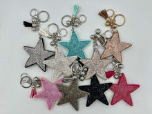 Load image into Gallery viewer, Diamanté Star Keyring - 10 colours