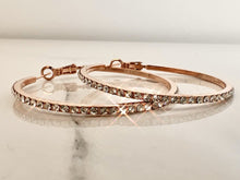 Load image into Gallery viewer, Caprice Diamanté hoop earrings (3.5cms) - 3 colours