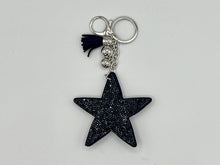 Load image into Gallery viewer, Diamanté Star Keyring - 10 colours