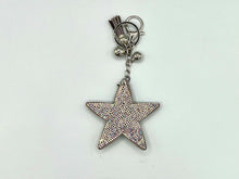 Load image into Gallery viewer, Diamanté Star Keyring - 10 colours