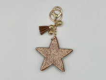 Load image into Gallery viewer, Diamanté Star Keyring - 10 colours