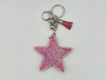 Load image into Gallery viewer, Diamanté Star Keyring - 10 colours