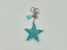 Load image into Gallery viewer, Diamanté Star Keyring - 10 colours