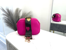 Load image into Gallery viewer, Bag Strap 9 - Gold & Pink, Hearts