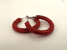 Load image into Gallery viewer, Tube Hoop Earrings 3.5cms - 10 Colours